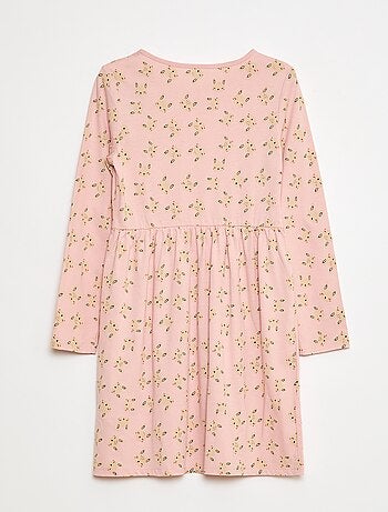 Robe en coton à motif