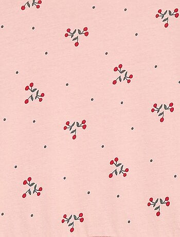 Robe en coton à motif