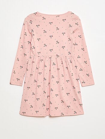 Robe en coton à motif