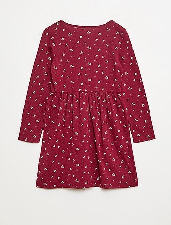 Robe en coton à motif