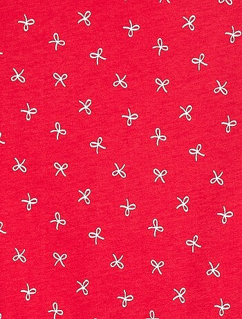 Robe en coton à motif