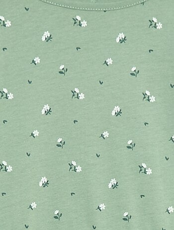Robe en coton à motif