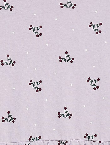 Robe en coton à motif