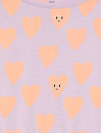 Robe en coton à motif