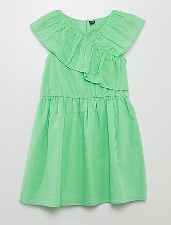 Robe en coton plumetis