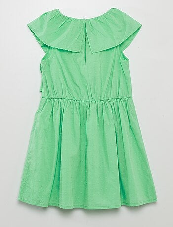 Robe en coton plumetis