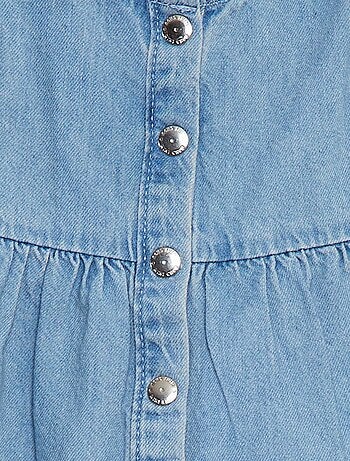 Robe en jean avec volants