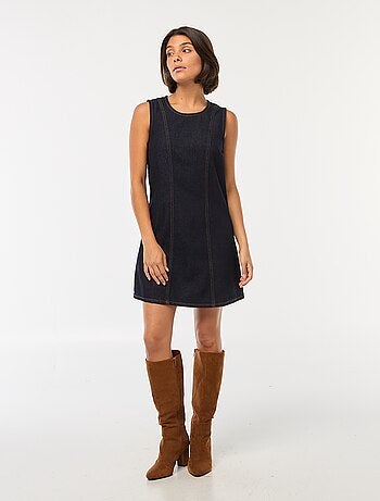 Robe en jean courte