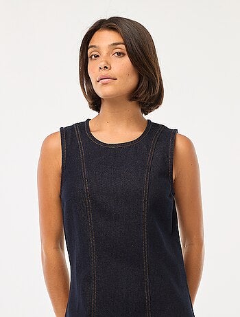 Robe en jean courte