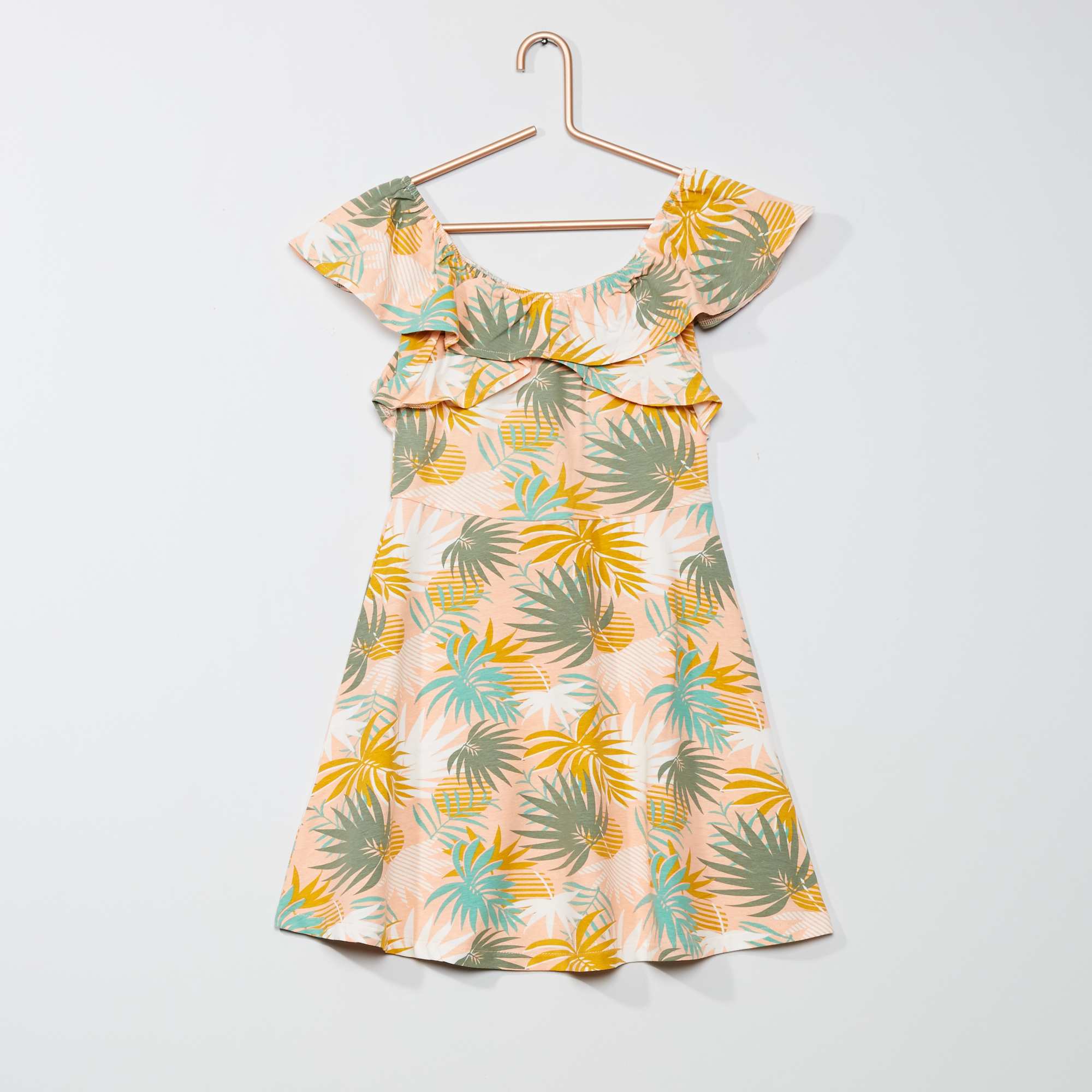robe fille tropical