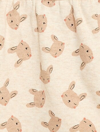 Robe en molleton animée