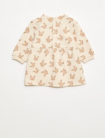 Robe en molleton animée