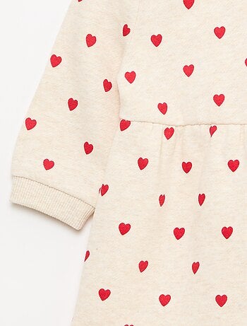 Robe en molleton animée