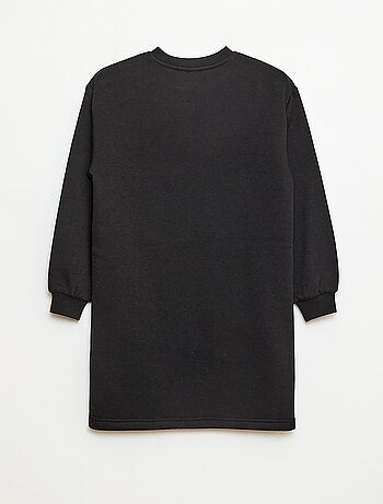 Robe en molleton avec animation sequins pailletés