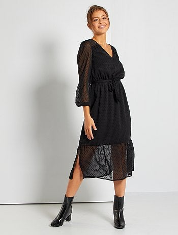 robe noire taille 44