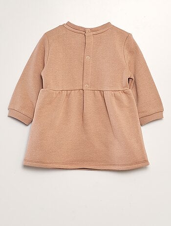 Robe évasée en molleton