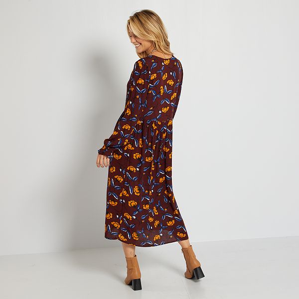 robe fluide a fleurs