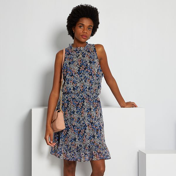 robe sans manche fluide