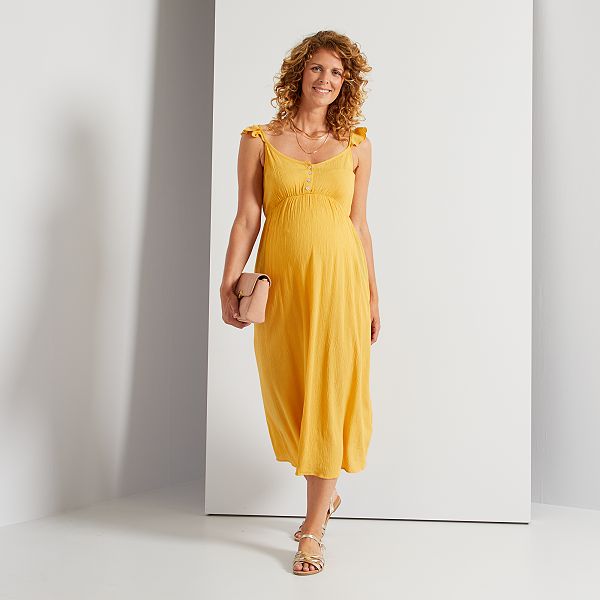 robe jaune grossesse