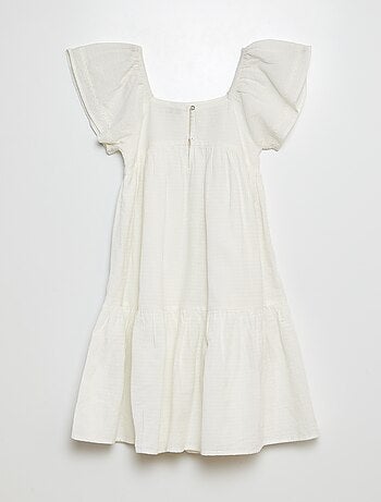 Robe longue avec broderies