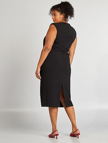 Robe longue avec épaulettes