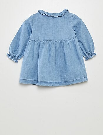 Robe longue en denim