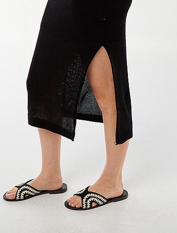 Robe longue sans manches