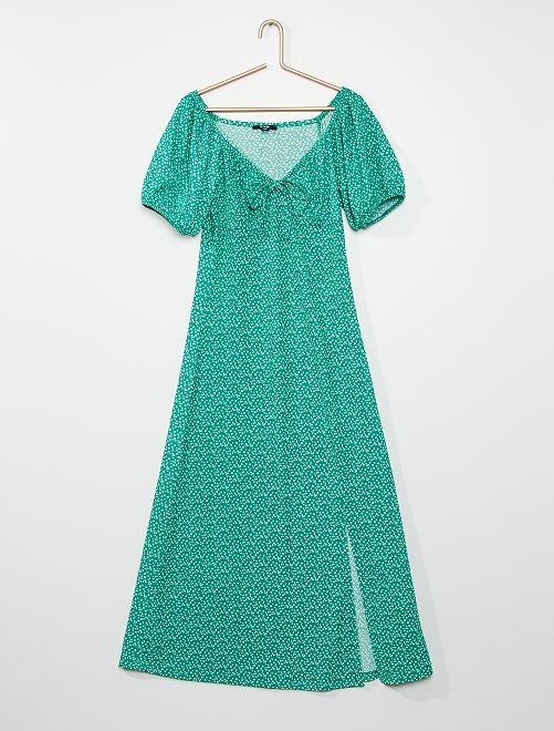 Robe longue fille adolescente noir Kiabi 17,00€