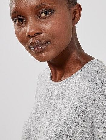 Robe maille doudou - Kiabi