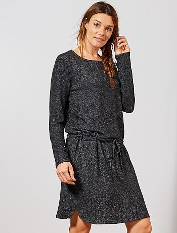 Robe maille doudou - Kiabi
