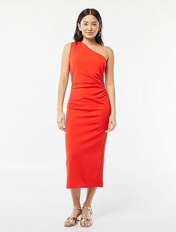 Robe midi asymétrique