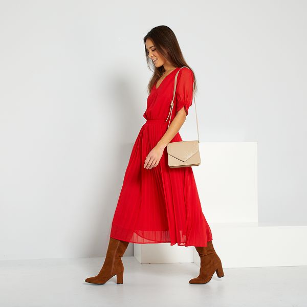 robe femme rouge
