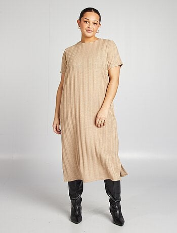 Robe midi stretch