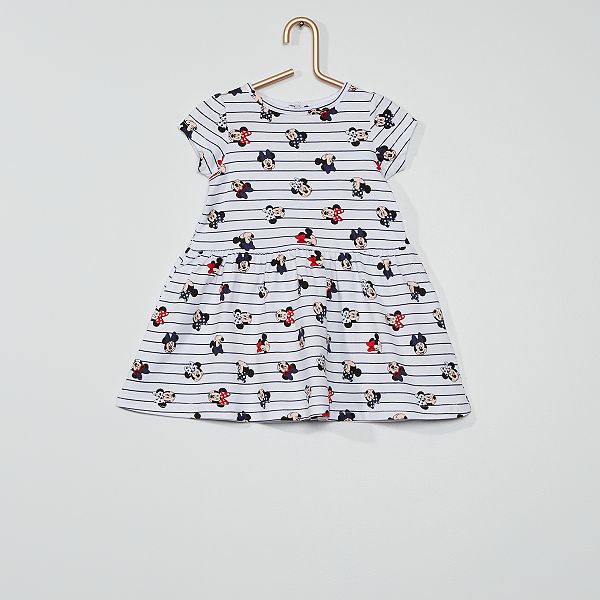 Robe Minnie Bebe Fille Blanc Kiabi 13 00