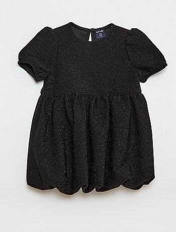 Robe pailletée forme ballon