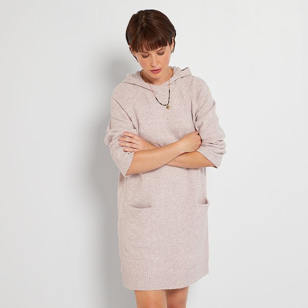 robe pull rose femme