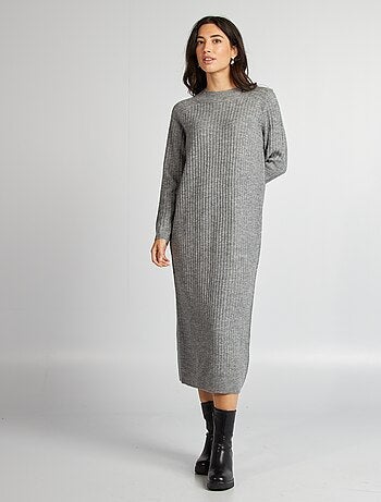 Robe pull coupe midi