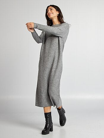 Robe pull coupe midi