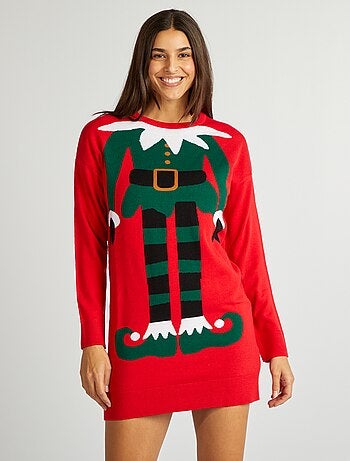Robe pull de Noël