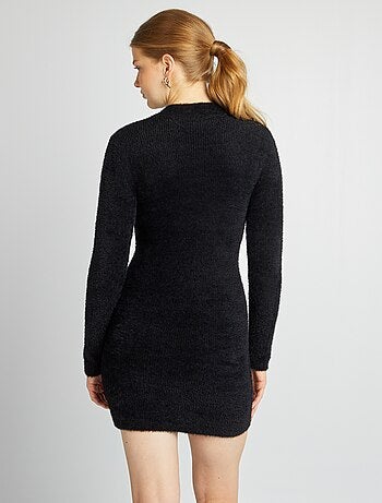 Robe pull en maille douce