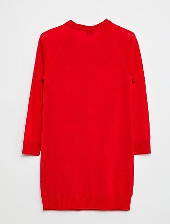 Robe pull en maille tricot 'Noël'