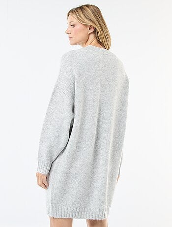 Robe pull mi-longue chaude