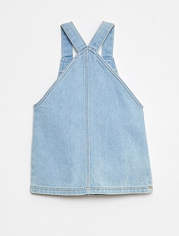 Robe salopette avec broderies