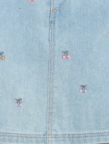 Robe salopette avec broderies