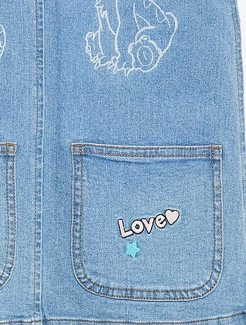 Robe salopette en denim 'Disney'