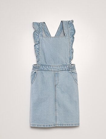 Robe salopette en jean
