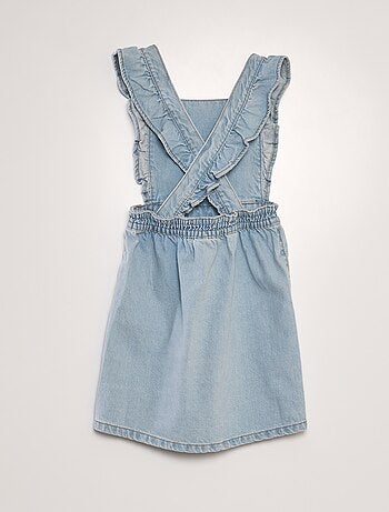 Robe salopette en jean