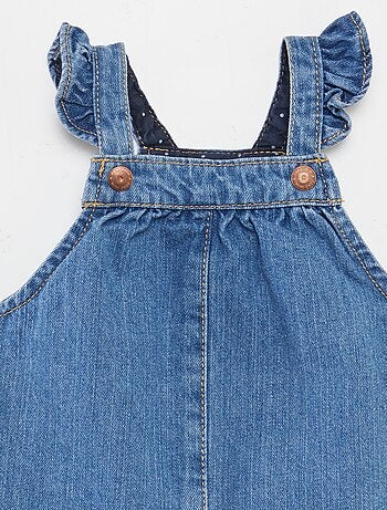 Robe salopette en jean