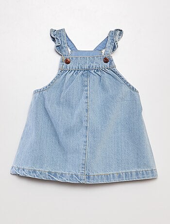 Robe salopette en jean