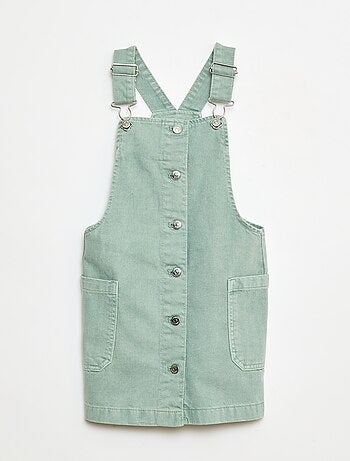 Robe salopette en jean